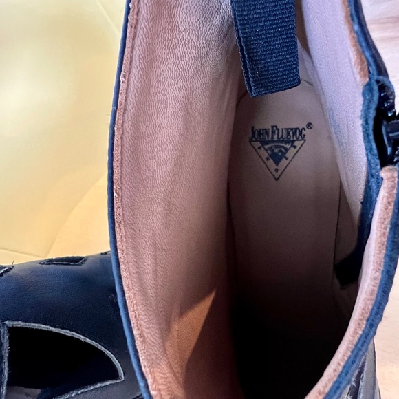 John Fluevog Twist Waltz Geometric Booties - Picture 6 of 14